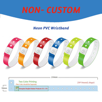 100pcs Solid NEW Colors 3/4 Inch Vinyl Wristband ID Wristbands for Events Parties