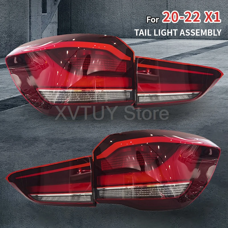 

Для BMW X1 автомобильные светодиодные задние фонари указатель поворота 2020-2022 тормозной парковки в сборе задние предупреждающие стоп-сигналы оригинальные автоаксессуары