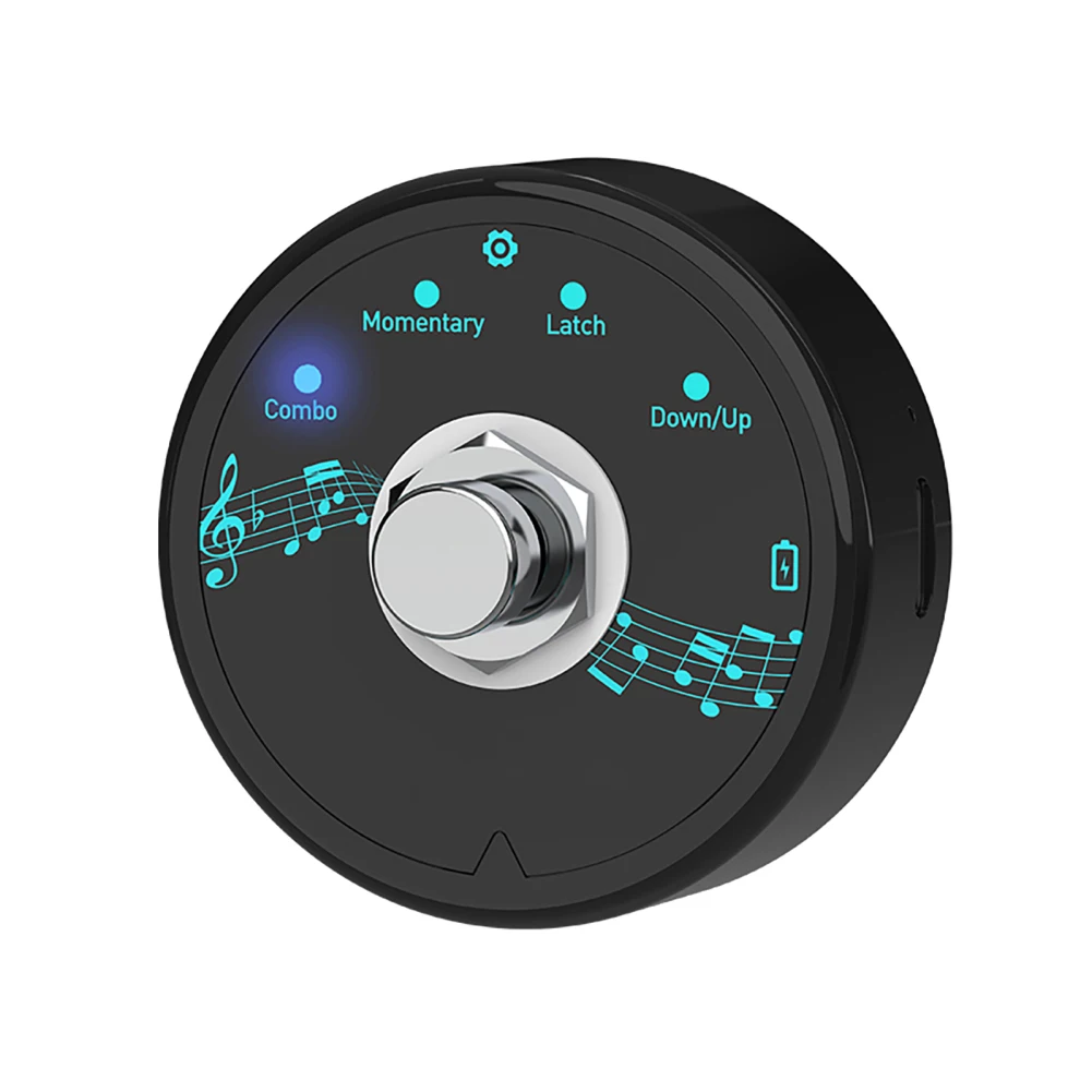 

SM-1 MIDI-контроллер для ног, многофункциональный синтезатор, мини-система беспроводной передачи, подходит для многих программных эффектов