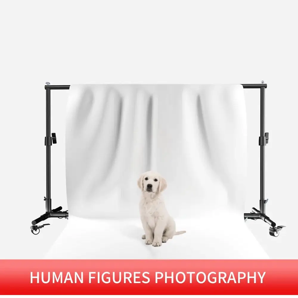 2x2M 2x3M Photo Studio Wheels Backgrounds Professionally Photographic Moveable Backdrops Stand Support System Kit Adjust Height