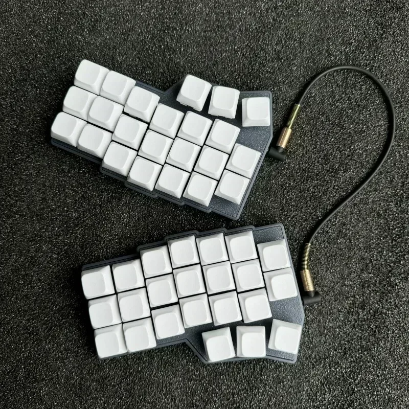 Corne V4.1 Split Keyboard Kit Support QMK/VIAL Wired RGB Custom HotSwap Ergonomic DIY Gamers Design Left and Right Hand Keyboard
