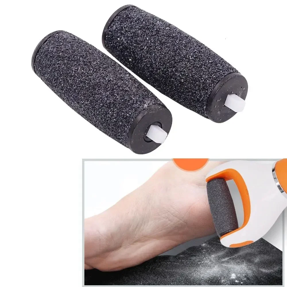 2pcs High Quality Foot care tool Heads Pedi Hard Skin Remover Refills Replacement Rollers For Scholls File Feet care Tool