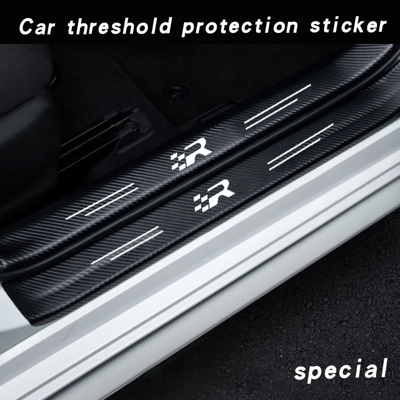 Car Door Sill Stickers For seat R Formentor Born Ateca Toledo leon ibiza Alhambra Exeo Altea Arona Mii IBL Car Accessories