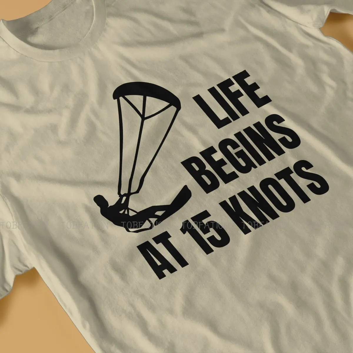 Life Begins at 15 Knots Special TShirt Kitesurfing Kiteboarding Flysurfing Kite Top Quality Hip Hop Gift Idea  T Shirt Stuff