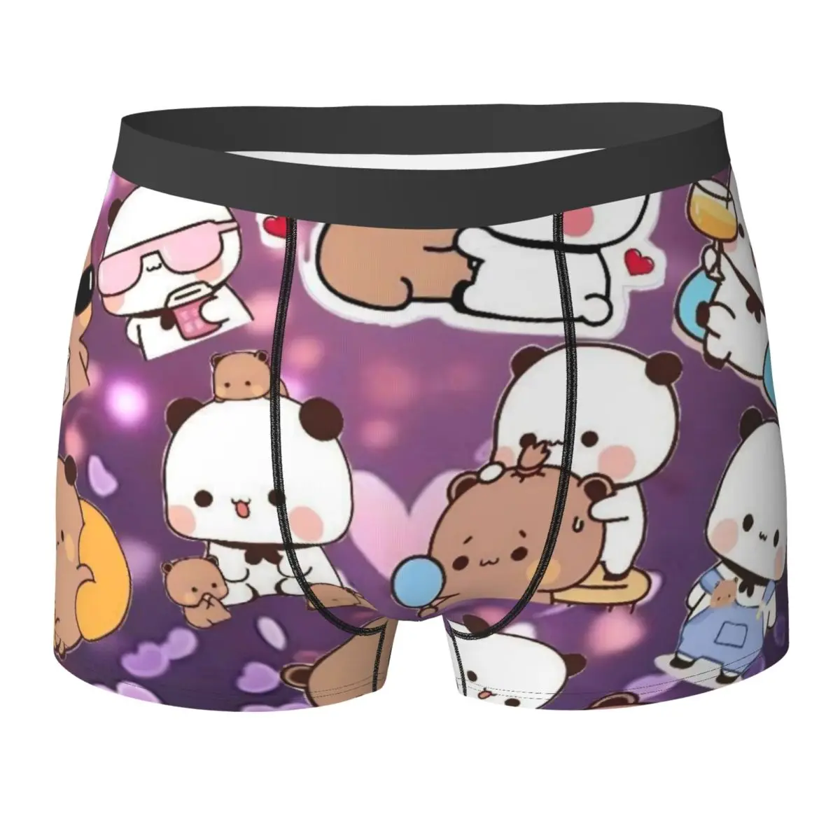 

Bubu Dudu, нижнее белье с милым персонажем мультяшного медведя, сумка с пандой, модные шорты-боксеры, шорты на заказ, мужские трусы, большие размеры