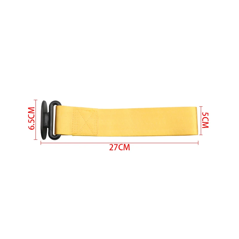 High-Strength Nylon Emergency Short Rope Jdm Racing Car Nylon  Sticker Trailer Ropes Bumper Trailer Towing Strap