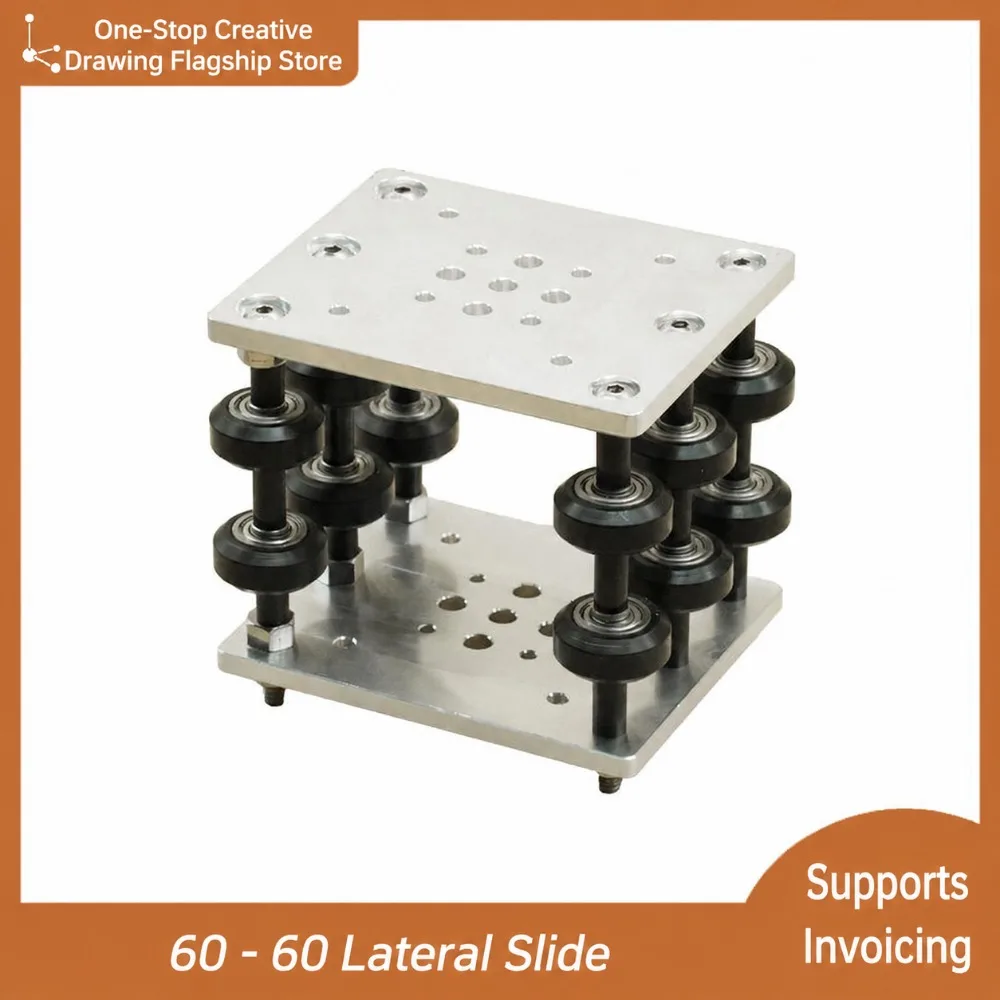 YDI-J28 Aluminum Profile Pulley Slider Bracket 2020 3030 4040 V-Slot CNC Linear Rail Wheel Carriage Plate