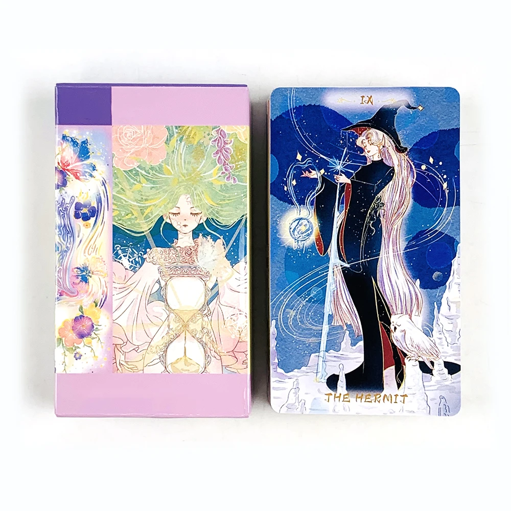 

New Exquisite Tarot Deck A 80Pcs Fate Divination Tarot Cards Fortune Telling Card Games Meditation & Spiritual Practices