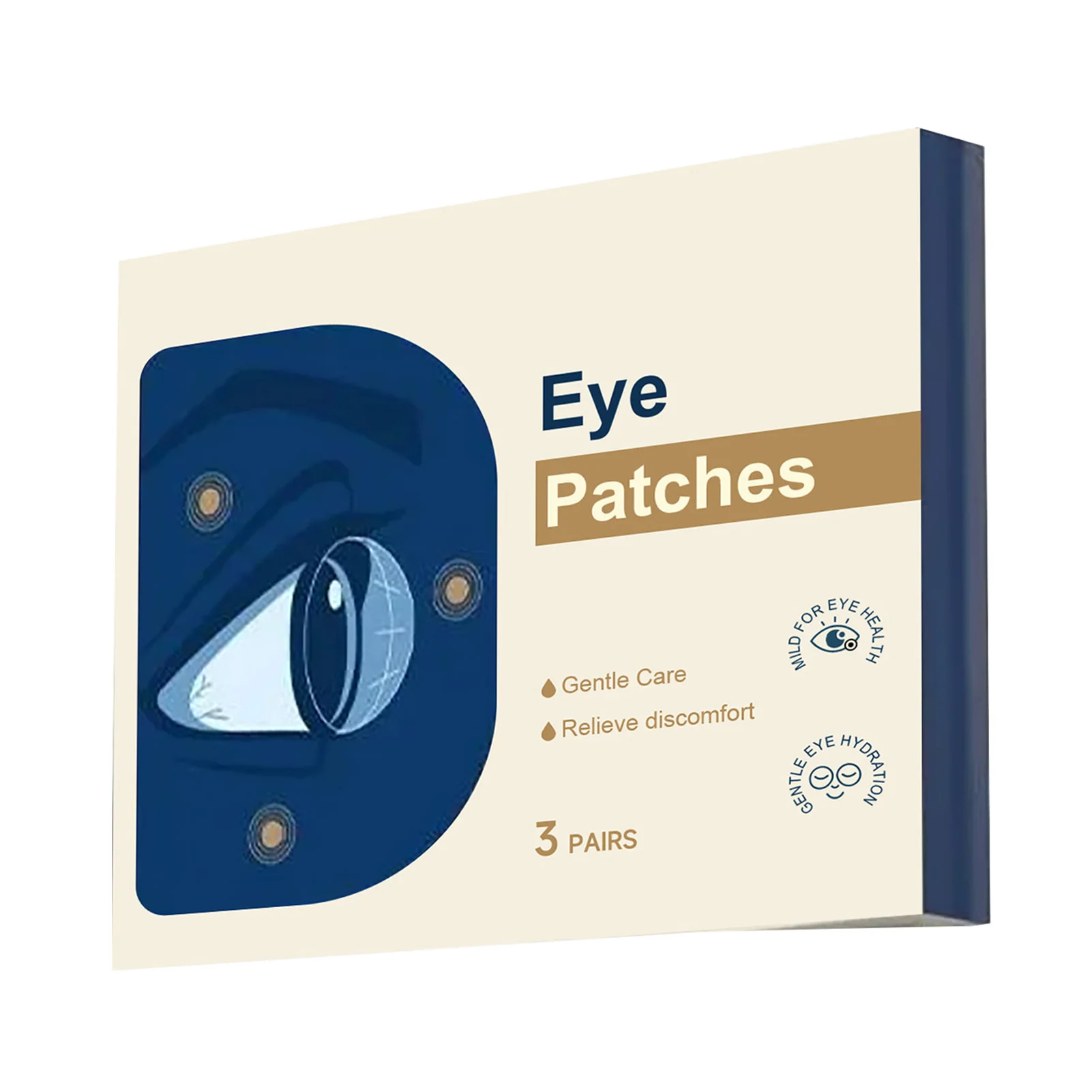 Soothing Eye Patches Hydrating for Tired Eyes Lutein Under Eye Mask Blue Light Defense Anti Puffiness Dark Circle Relief