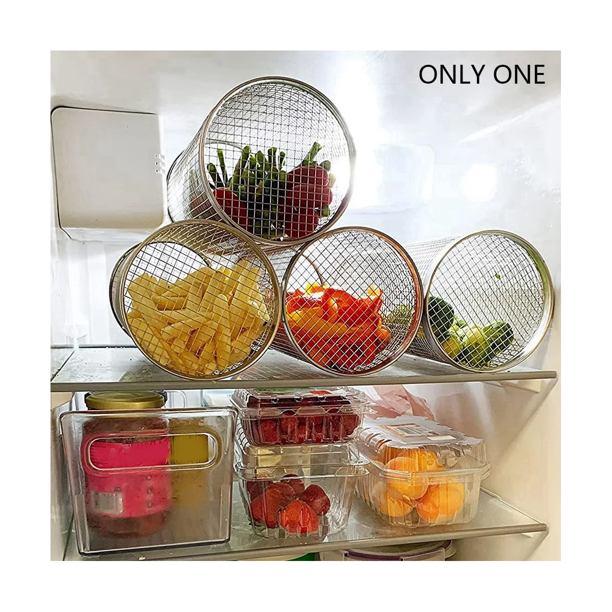 Mir à Barbecue Portable en Acier Inoxydable, Outils en Maille