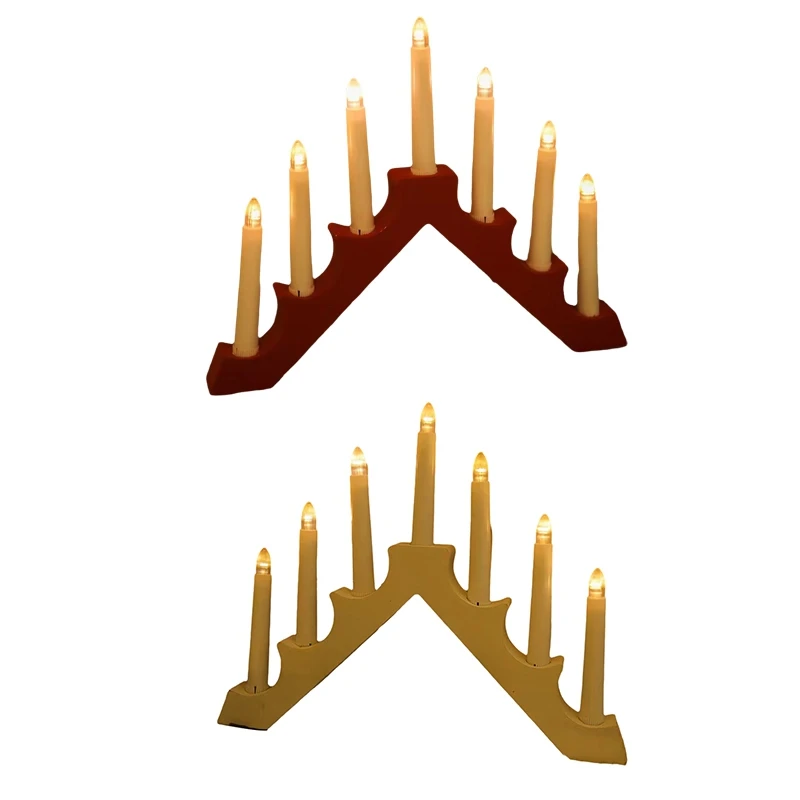 

Светодиодная электронная свеча-мост, украшение для дня рождения, беспламенная коническая свеча, декоративный светильник