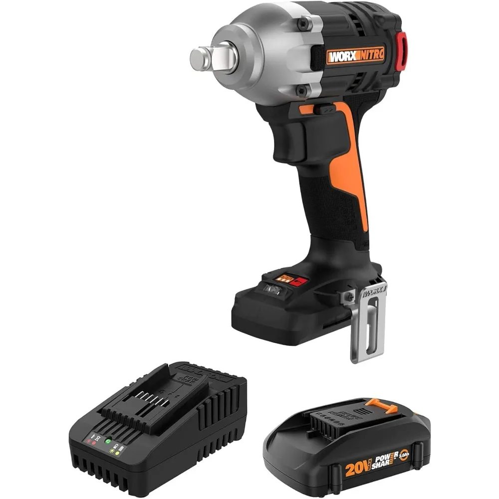 

Nitro WX272L 20V Power Share 1/2" Cordless Impact Wrench with Brushless Motor