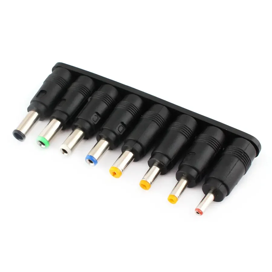 8Pcs AC DC 5.5X 2.1 MM Female Jack Plug Adapter Connectors TO 6.3 6.0 5.5 4.8 4.0 3.5mm 2.5 2.1 1.7 1.35mm Male Power Adaptor