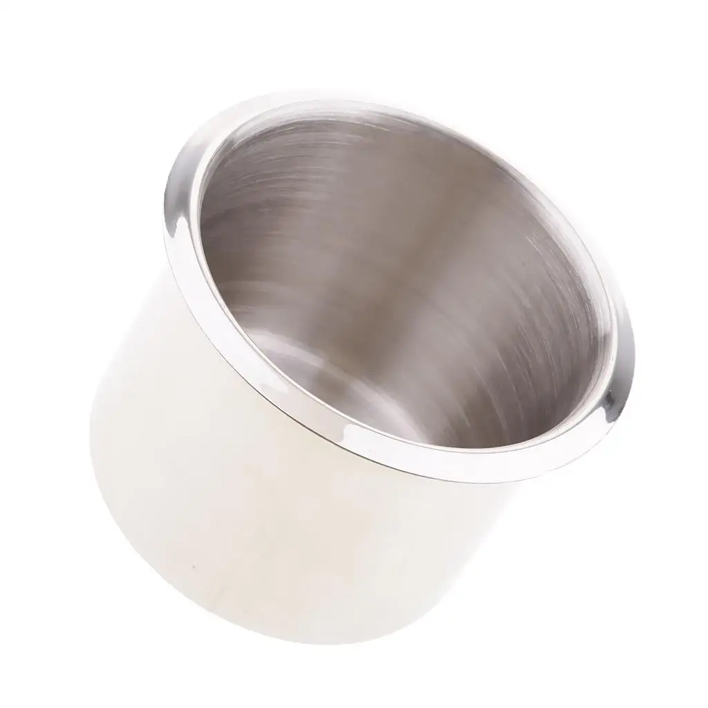 2.68'' RV Cup Drink Water Holder Ashtray Cup Beverage Slot Base Made of stainless steel rust proof and corrosion protection