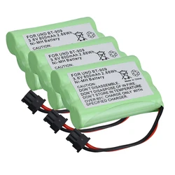 1 to 5Pcs 800mAh 3.6V Rechargeable Cordless Phone Bbattery For Uniden BT1004 BT-909 BT909 3 * AAA ni-mh Rechargeable Batteries