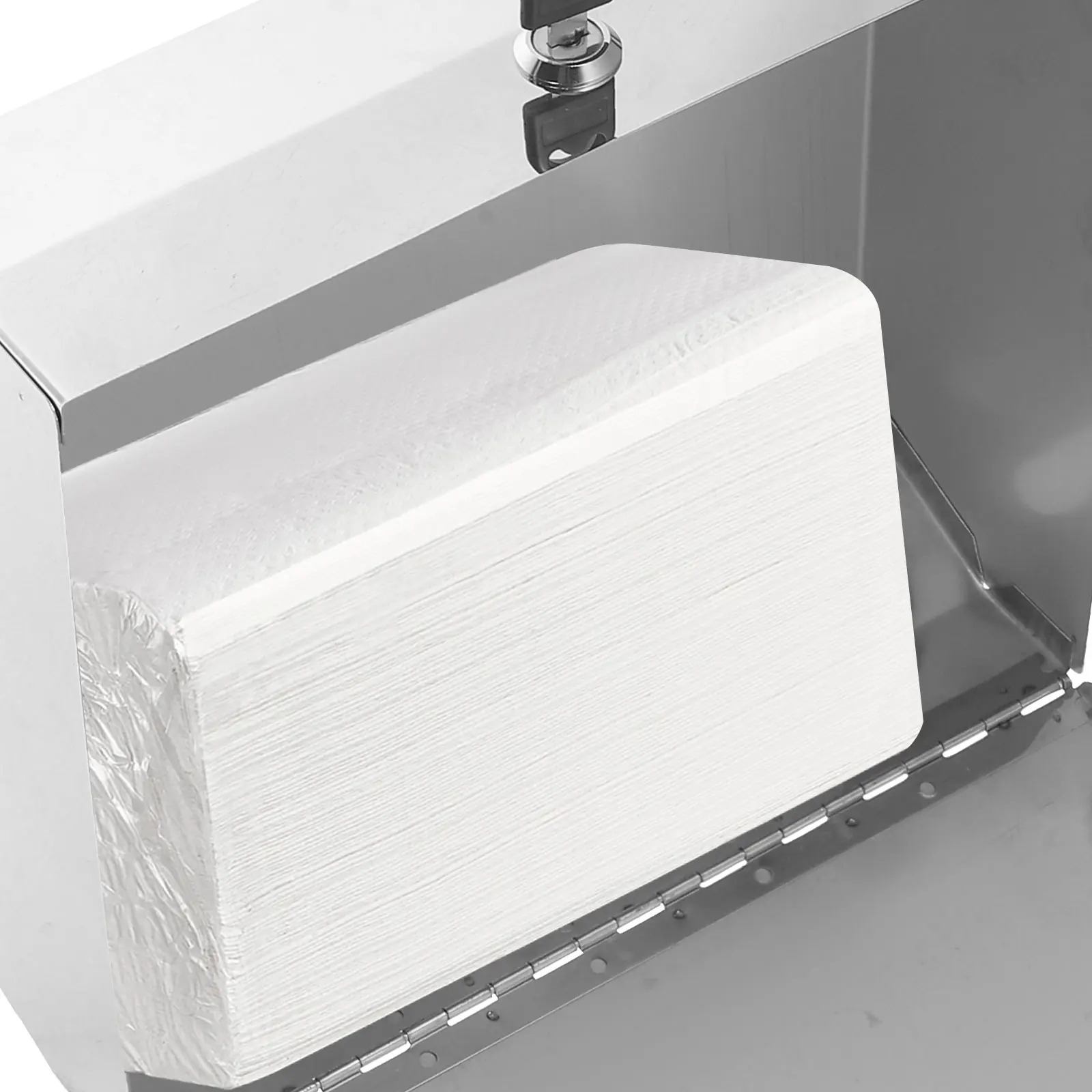

Stainless Steel Tissue Box Wall Mount Toilet Paper Holder Bathroom Dispenser Commercial Kitchen Paper Towel Holder Waterproof