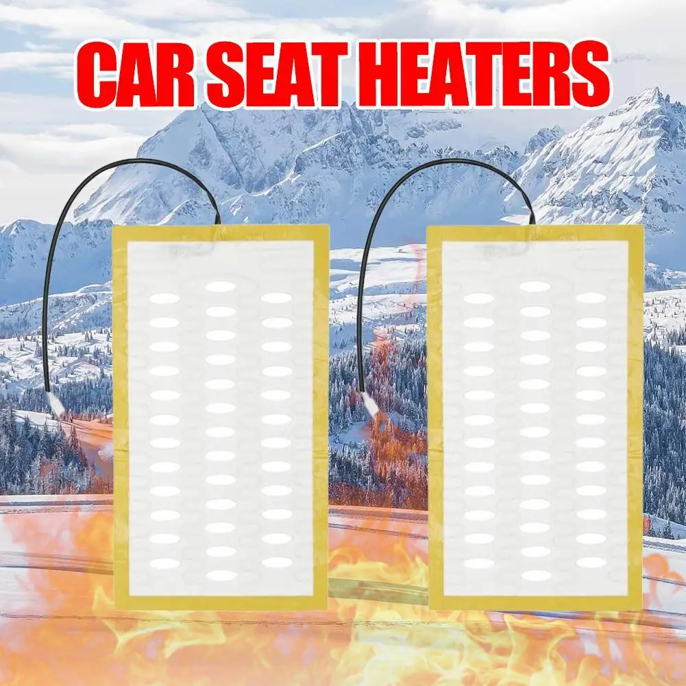 

Универсальные комплекты обогрева автомобильных сидений, подходят для 2 сидений, 25 Вт/нагревательная подушка из сплава/22 Вт/нагревательная подушка из углеродного волокна, 3-уровневый переключатель управления