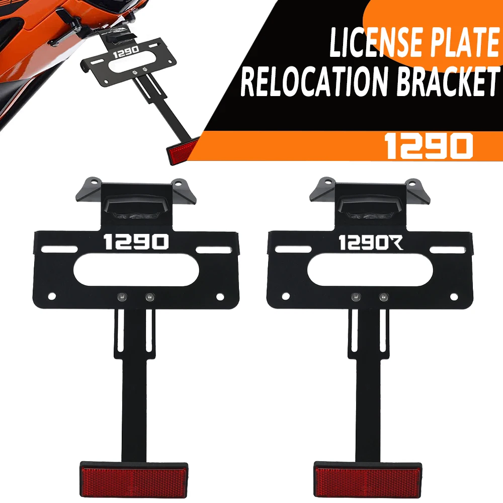 

FOR 1290 Super Duke R License Plate Holder Motorcycle Rear Tail Tidy Fender Eliminator Registration Plate kit 2014-2017 2018 19