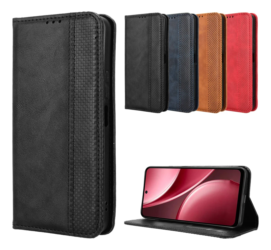 Skinlee For ZTE Nubia Neo 2 5G Flip Leather Retro Magnetic Bracket Card Bag Wallet Phone Case For ZTE Nubia Neo 2 5G Casing