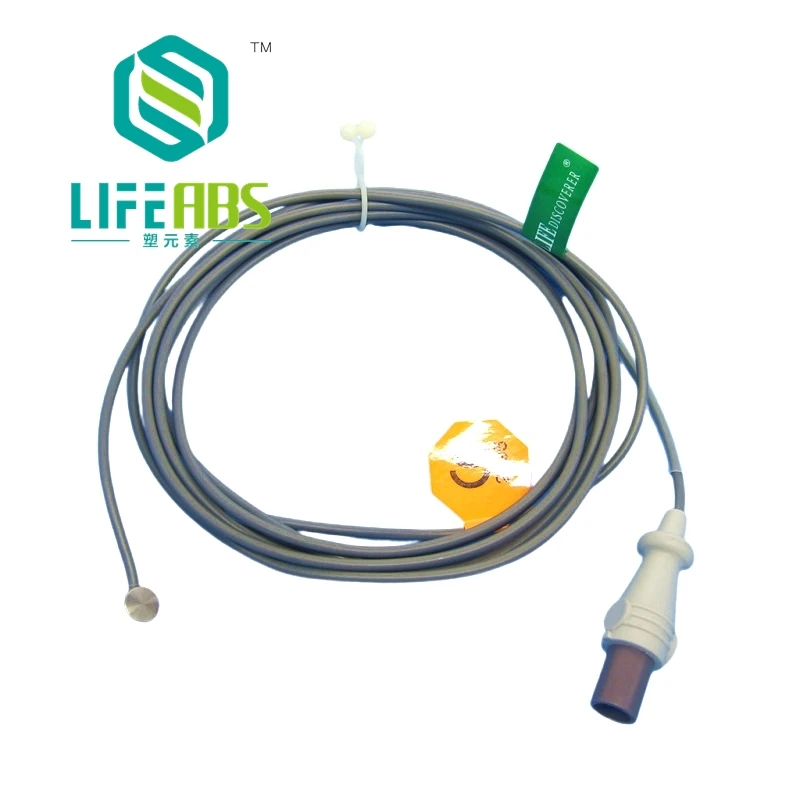 

Reusable Temperature Probe for C*omen c60 2pin Monitor,Adult/infant Skin Surface/Esophageal/Rectal TEMP Sensor and Adapter.