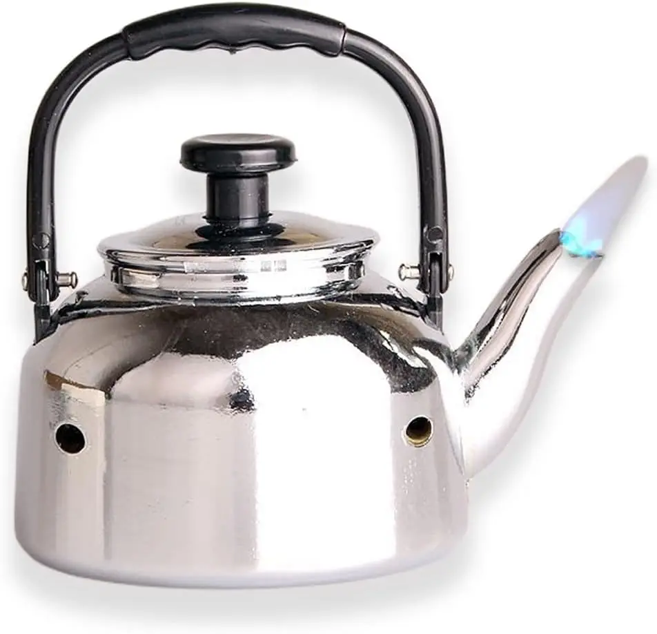 

Creative Teapot Metal Convenient Lighter Butane Turbine Windproof Direct Gas Lighter Kitchen Barbecue Men's Gift