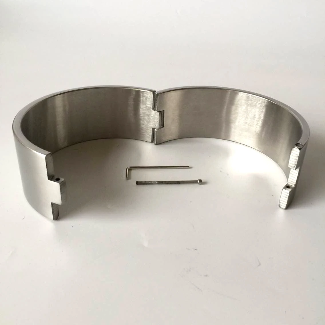 height 6cm/4cm  stainless steel slave choker necklace fetish wear woman jewelry women necklace