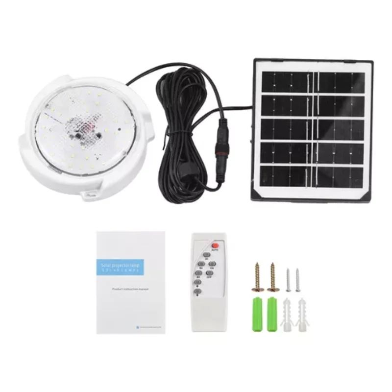 Indoor Outdoor 60w Pendant Patio Solar Power Panels Barn Control