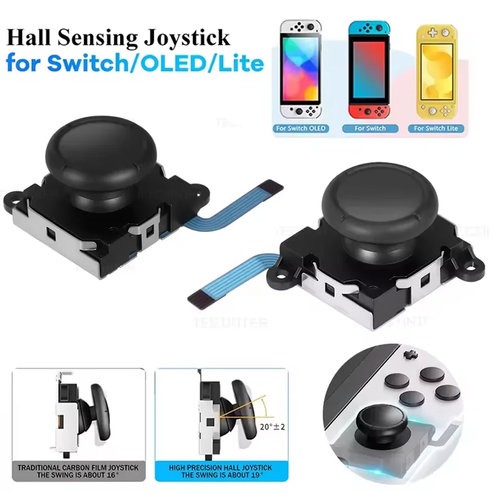 Hall Effect Joystick for Nintendo Switch/Lite/OLED Controller