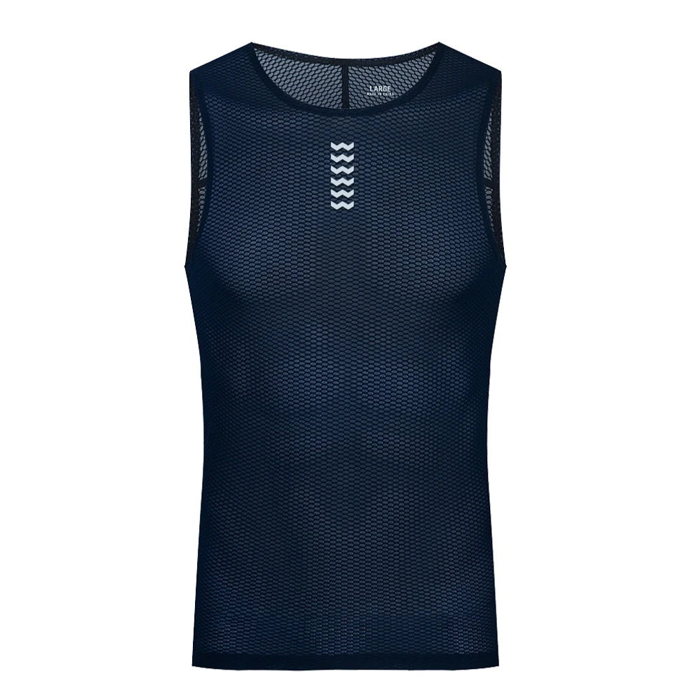 YKYWBIKE Männer Radfahren Basis Schicht Weste Sommer Fahrt Jersey MTB Fahrrad Mesh Unterwäsche Zyklus Kleidung