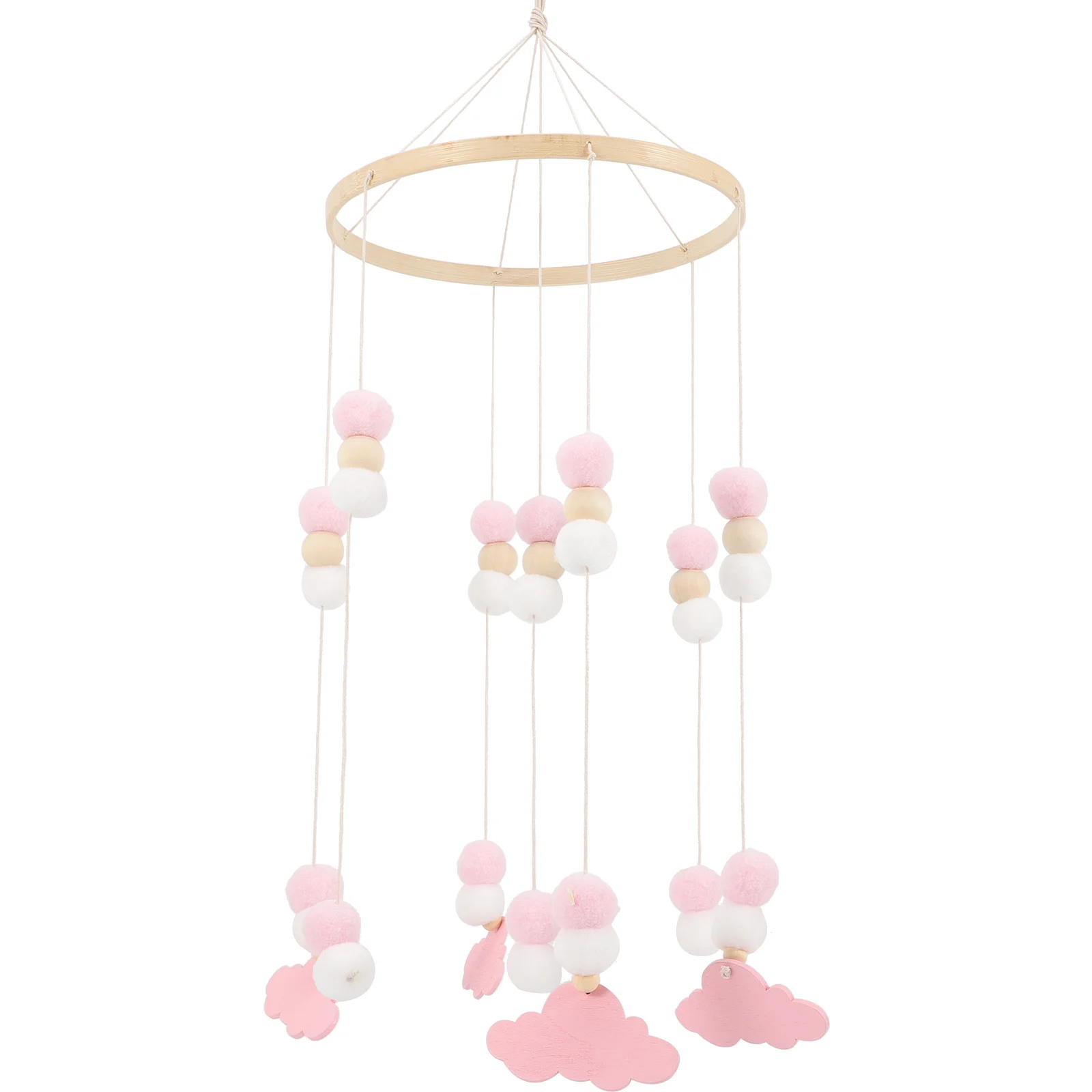 

Wooden Beads Star Elephant Baby Crib Mobile Wind Chime Nursery Hanging Decor Crib Bed Bell For Kids Room Comfort Pendant
