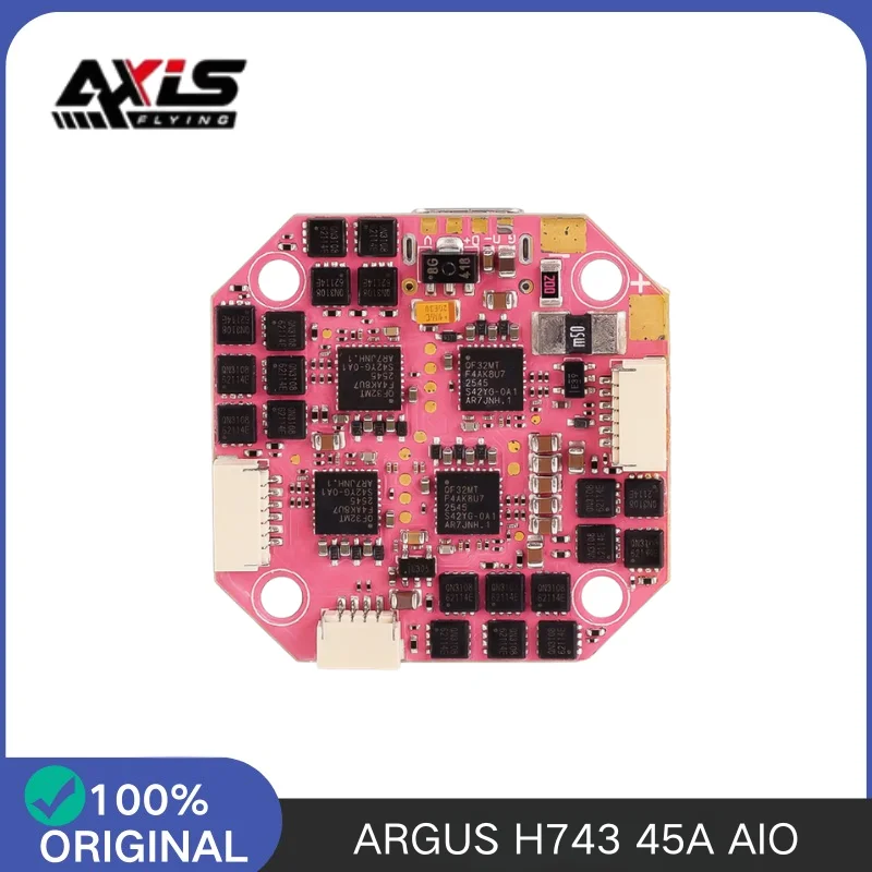 Axisflying Argus H743 AIO 45A FC STM32H743 ICM42688 Built-in ELRS 25.5mm AM32 for 2-3