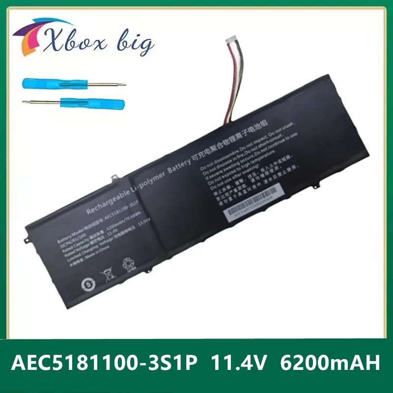 

AEC5181100-3S1P для Thirdwave SA507i VF-AD5 U5310478PV-3S1P 528196-3S1P 11,4 В аккумулятор для ноутбука Hasee CNB5S19 CNB5S19-DZX3567