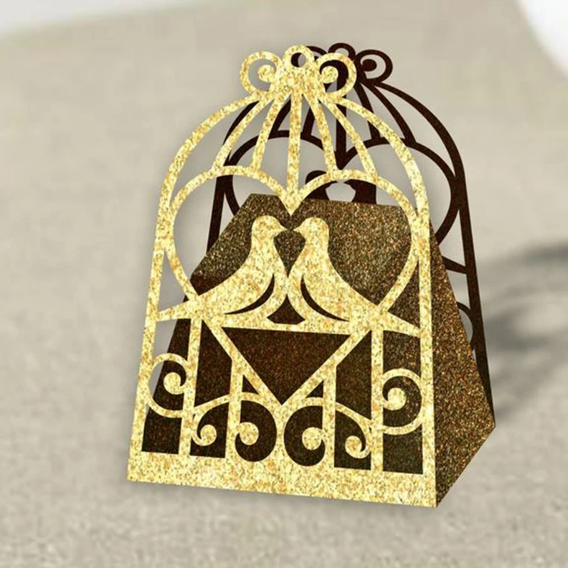 Birdcage Box Base Metal Cutting Dies Stencil Scrapbooking DIY Album Stamp Paper Card Embossing Decoration Craft