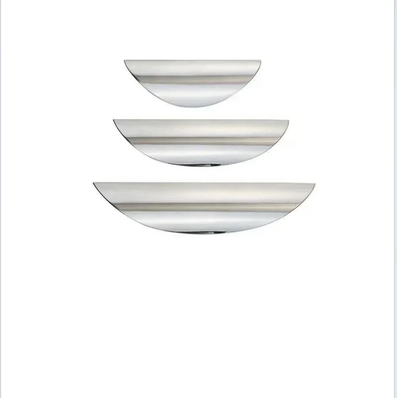 

2PC Semi-circular arc handle concave light luxury wardrobe door drawer bathroom cabinet handle modern simple and versatile