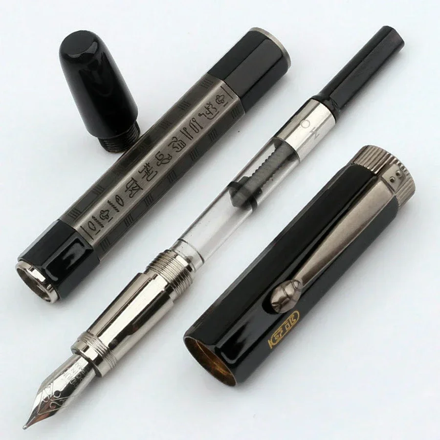 أفضل جودة رائعة نحت الحروف MB قلم حبر كلاسيكي مع الرقم التسلسلي القرطاسية الكتابة المدرسية بطلاقة