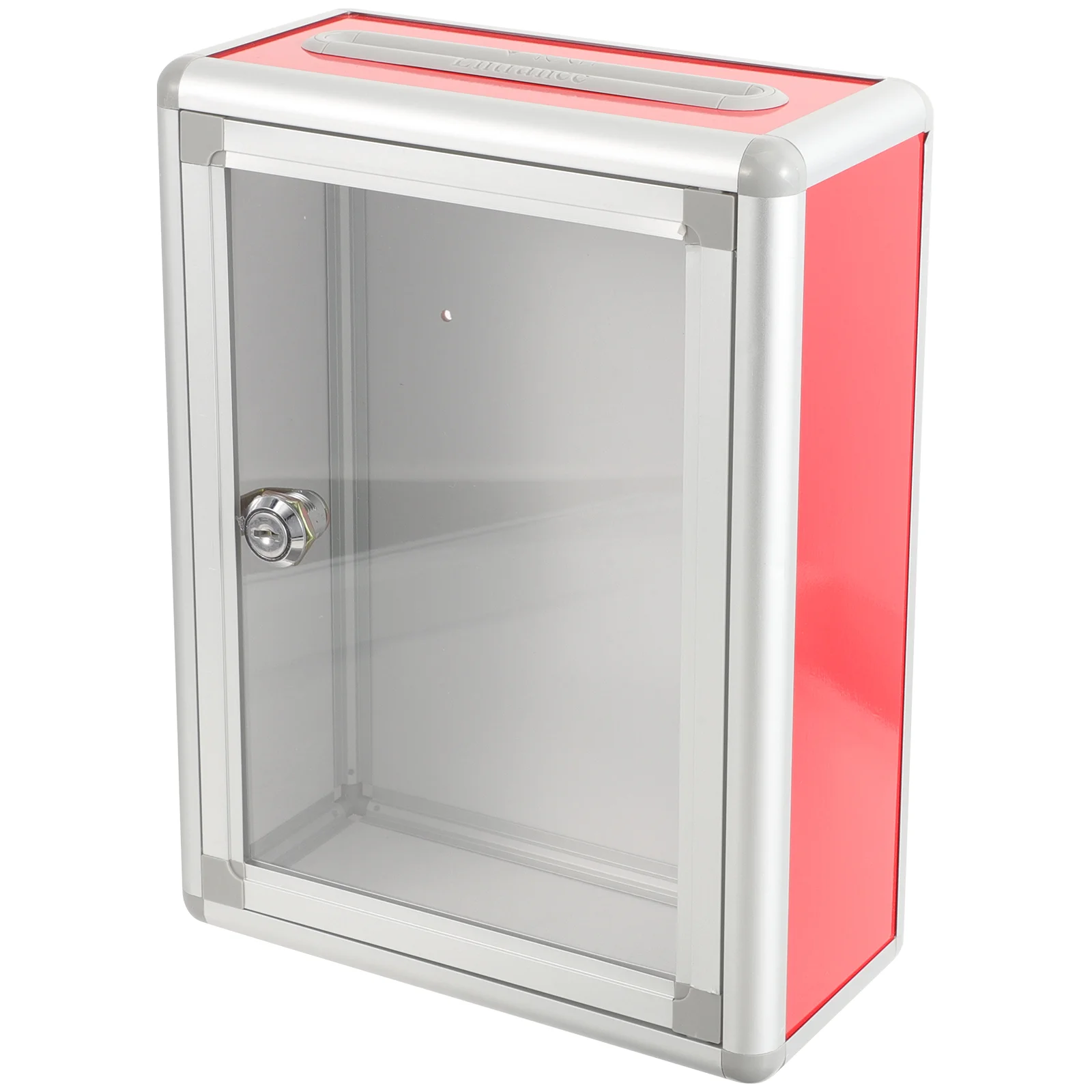 Letter Post Container Ticket Suggestion Lottery Holders Storage Crate Box Aluminum Alloy Office