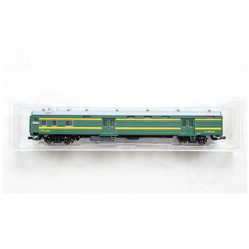 HO 1/87 Train Model 22 Type Luggage Car Compartment 22XL Beijing Bureau/Guangzhou Railway Green Leather Car Train Model Toy