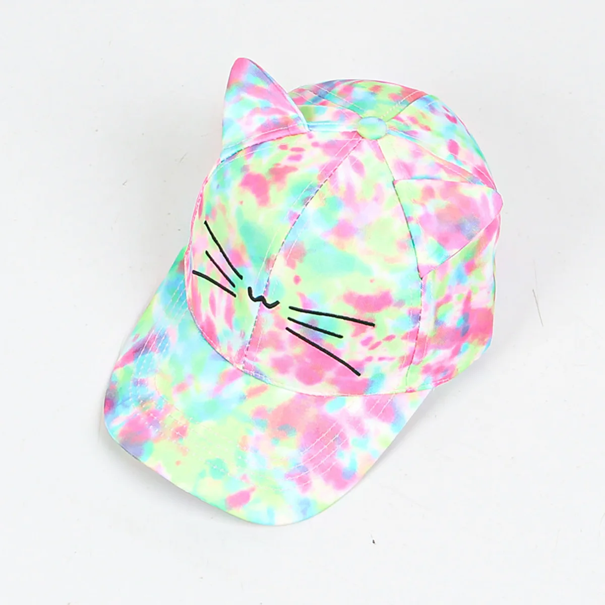 Doitbest Kat Borduren Kids Baseball Caps Jongen Meisje Outdoor Verstelbare Zonneklep Hoed Kinderen Hip Hop Hoeden Voor 2 tot 8 Jaar