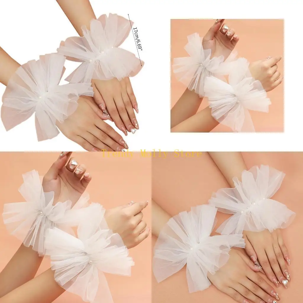 

N5KB украшенные манжеты поддельные рукава летние весенние дикие свадебные декоративные рукава кажутся рукавами запясть