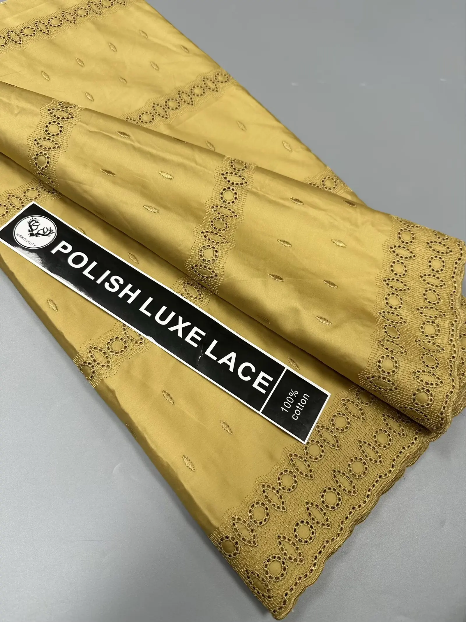 

Hot Sale New Satin Lace Fabric New 2025 African Nigerian French for High End Wedding Party Bride Sewing Dress