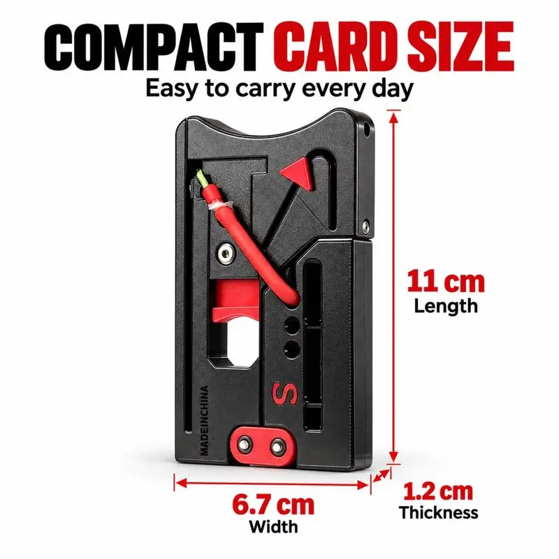 Ridgeloop Boxfold-S Enhanced Folding Life Card Toy Quick Change Rubber Band Large Magazine Pocket EDC Decompression Toy