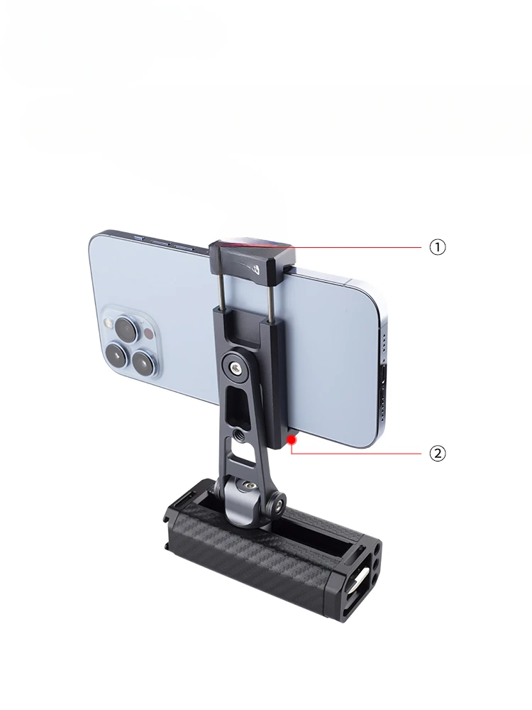 PH80 vertical camera for mobile phone, Bluetooth shooting handle, horizontal and vertical rotation bracket multifunctional metal