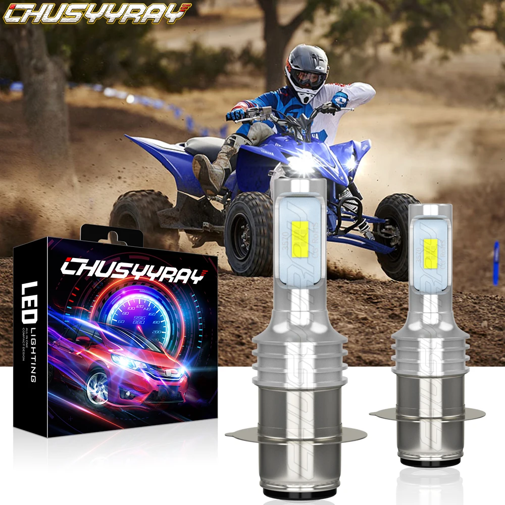 

Светодиодные лампы CHUSYYRAY, совместимые с Yamaha YFZ450, 2004, 2005, 2006, 2007, 2008, 2009 K, H6, H6M, P15D, 6000k