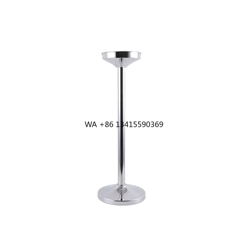

Commercially Stainless Steel Metal Wine Cooler Ice Bucket Holder for Parties Events Restaurants Hotels