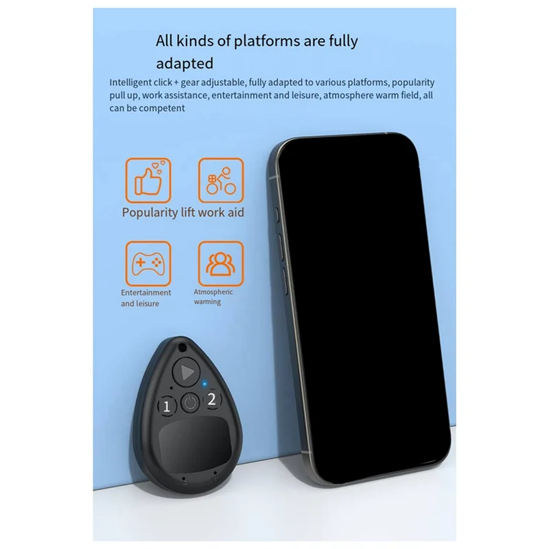 【Superdals】 Neuer kabelloser automatischer Clicker für den Bildschirm des Mobiltelefons, kabelloser automatischer Bluetooth-Touchscreen-Clicker, langlebig