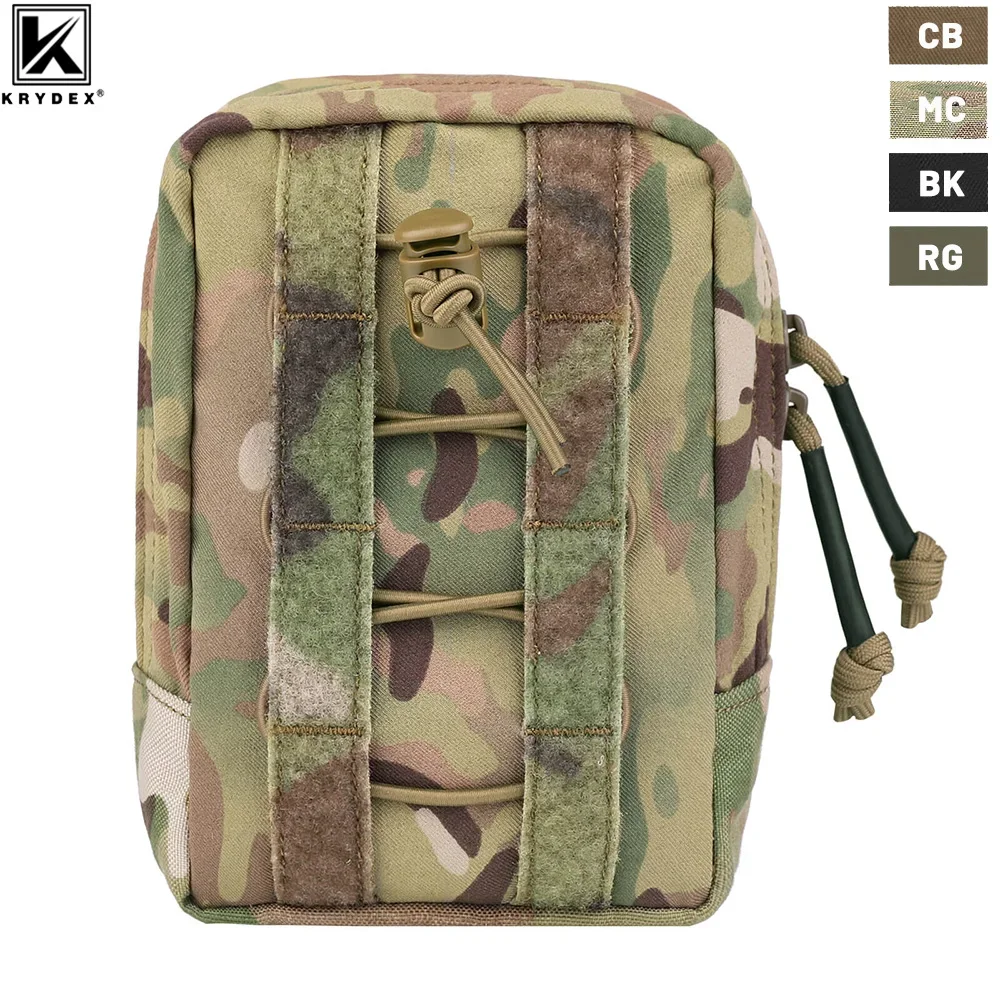 

KRYDEX Tactical Vertical GP Pouch Utility Pouch General Purpose Storage Bag Airsoft Molle Belt System Hunting Accessories