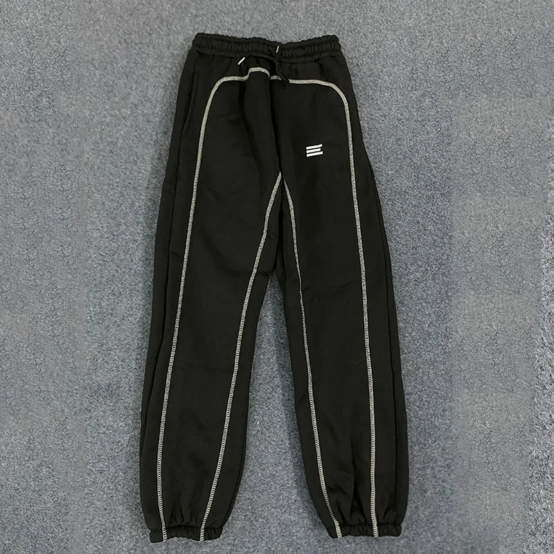 Linea di personalità Harajuku Ricamo creativo Punk Street Y2K Pantaloni sportivi Casual Joker Moda vintage Pantaloni di tendenza larghi americani