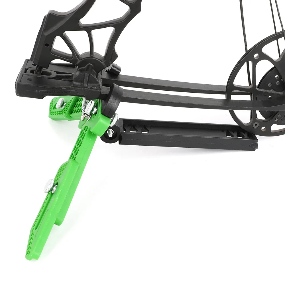Compound Bow Stand 3 Legs Stabilise Bracket Rack Plastic Bow Hoder Bow Kick Prevents Pulley Wear Archery Shooting Accessories