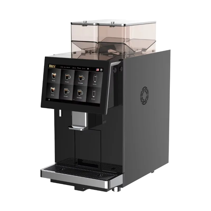 One-button control professional all-in-one whole bean coffee machine automatic grinding programmable brewing