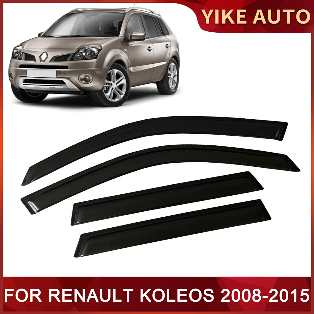 

Window Visor for RENAULT KOLEOS HY 2008-2015 Weathershied Door Visor Wind Sun Rain Guards Side Window Wind Deflectors Auto Part